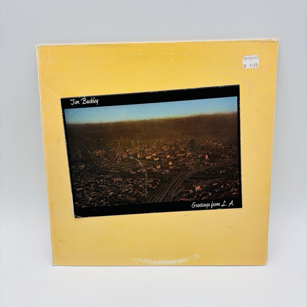 TIM BUCKLEY Greetings From L.A. WARNER BROS LP VG die-cut unipak